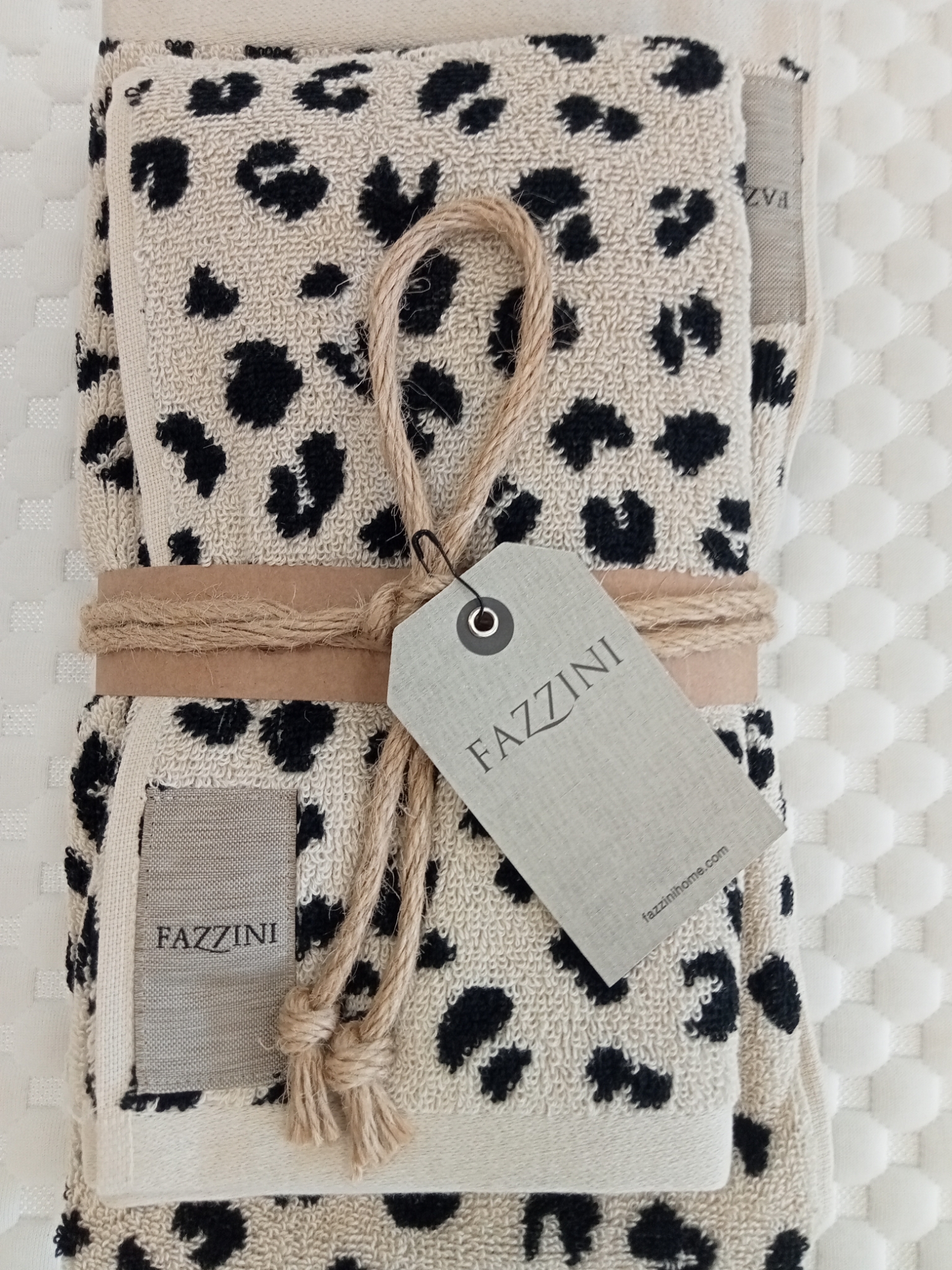 Asciugamani set ospite + viso Tabby var. 0 Fazzini