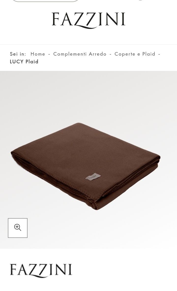 Coperta pile Lucy 240*210 var. 40 corteccia Fazzini