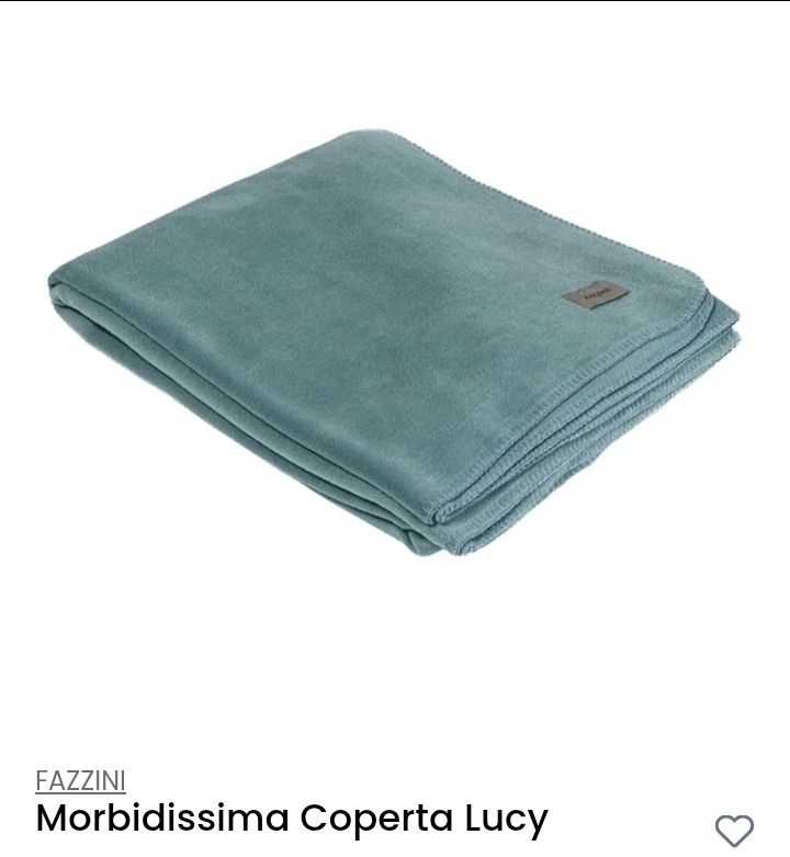 Coperta pile Lucy 200*210 var. 273 petrolio Fazzini