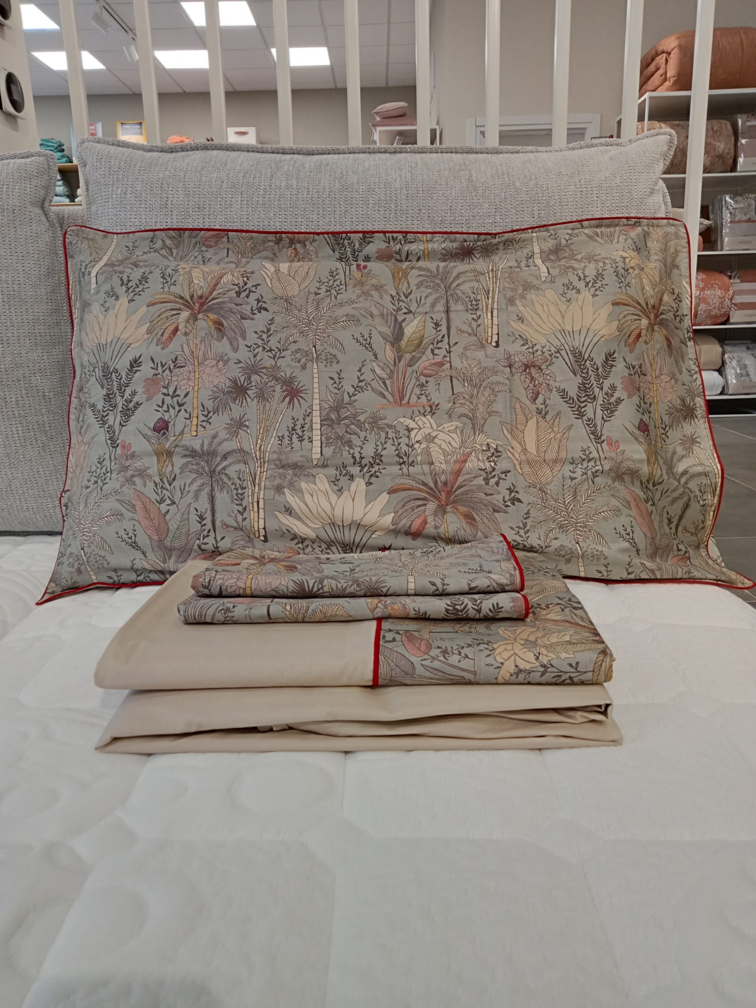 Completo lenzuola matrimoniale Draa var. 3 verde Fazzini 1062/26
