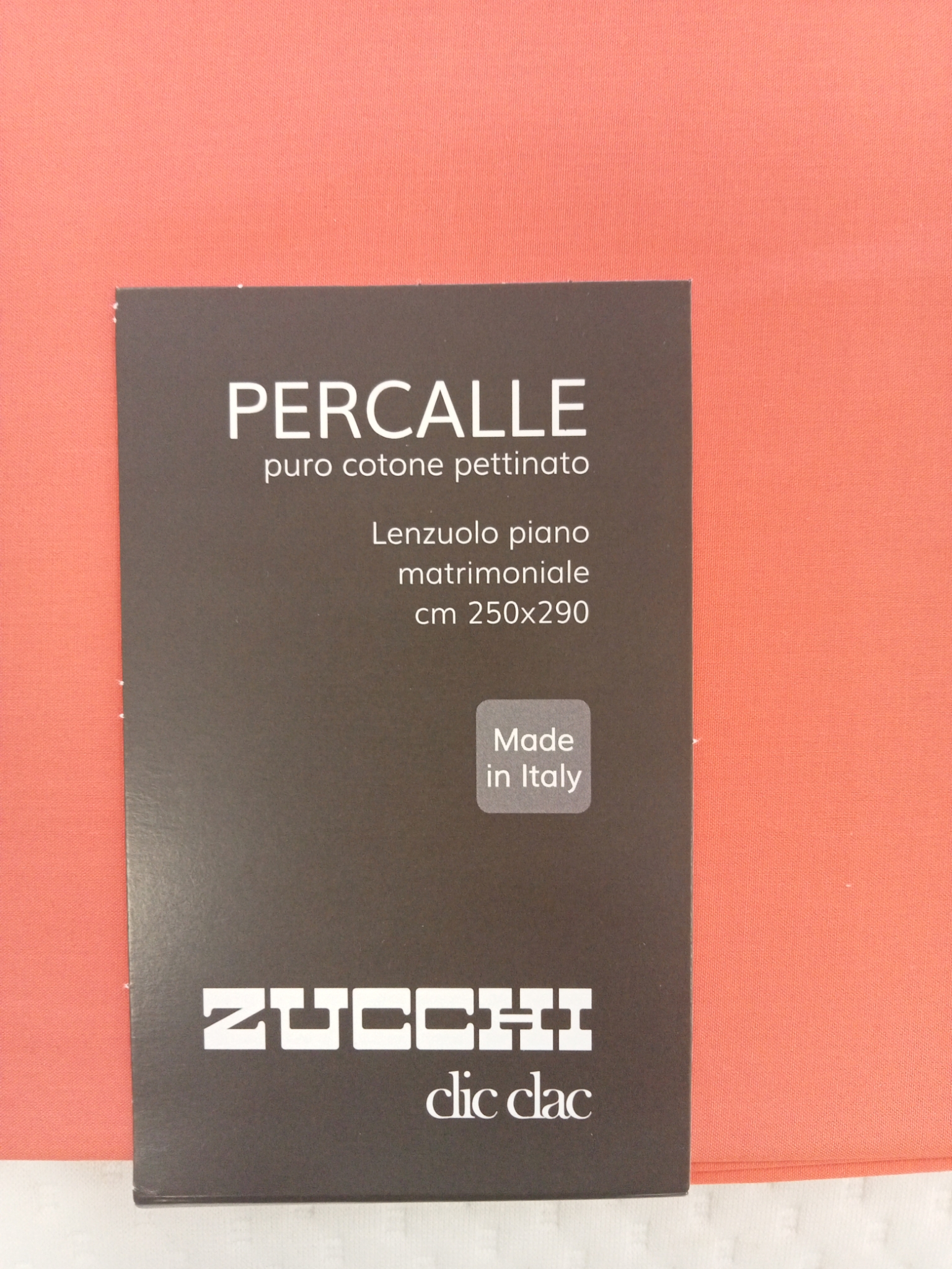 Lenzuolo piano matrimoniale var. RM Clic Clac Zucchi