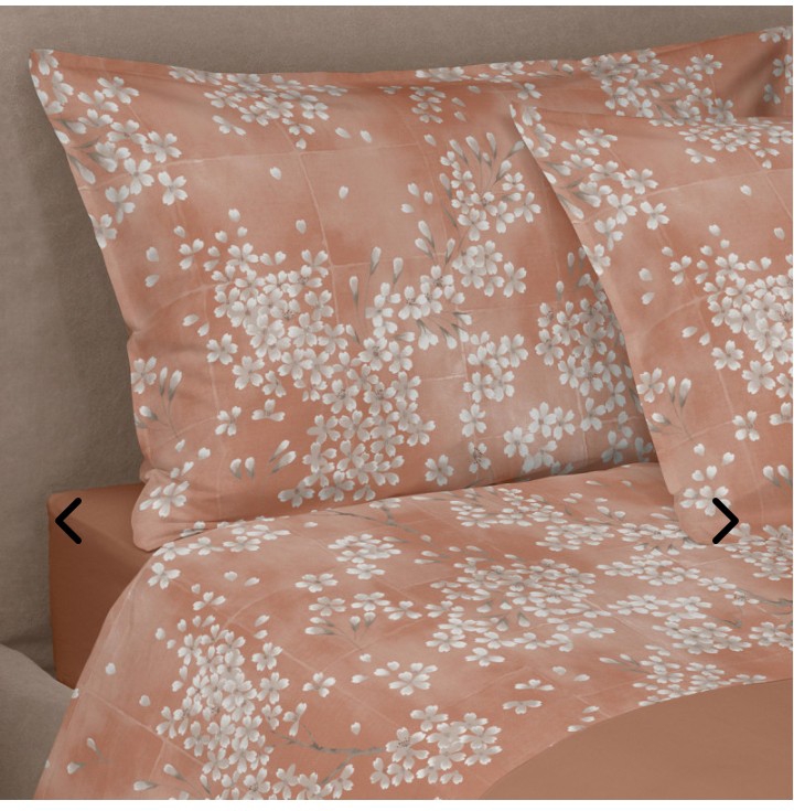 Completo lenzuola 2 piazze in flanella Kimono var. 6 Fazzini 1147/26