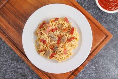 Bacon and Mushroom Pasta