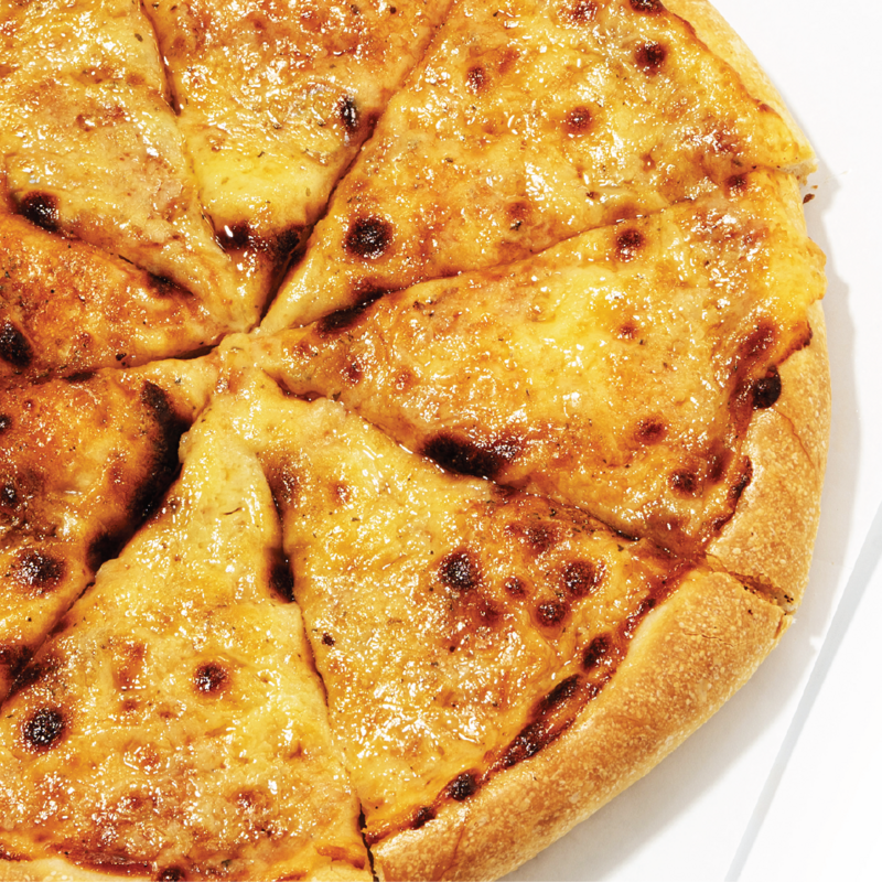 CHEESY GARLIC PIZZA