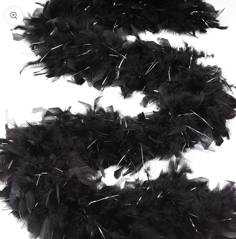 120g Mid Weight Boa with Tinsel