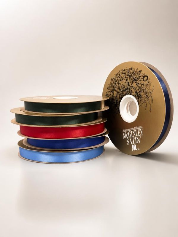 Satin Lustre/Acetate #3 - 5/8" - 100 yards