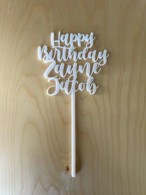 ETCHT Cake Topper