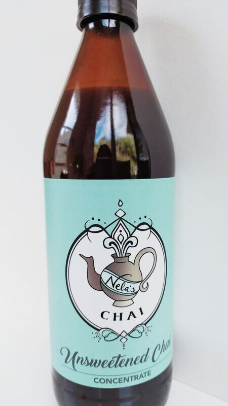 Nela&#39;s Chai - Unsweetened Chai Concentrate 500ml