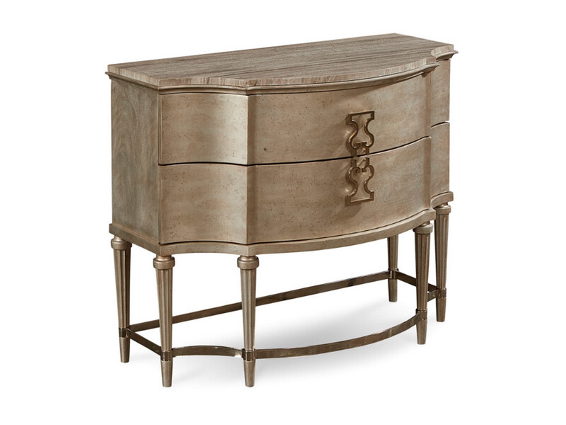 Bedside Chest Bezel in Silver