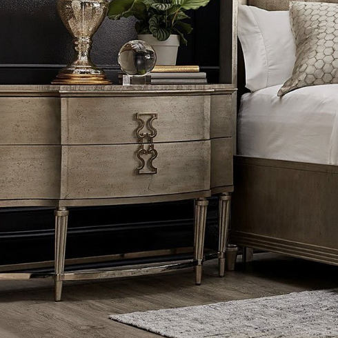 Bedside Chest Bezel in Silver