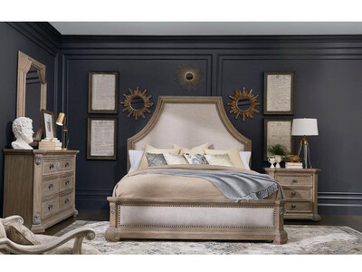 Arch Queen Upholstered Bed