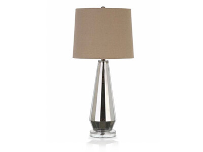 Geometric Clear Table Lamp