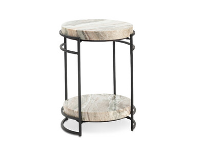 HV Marble Round Side Table