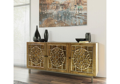 Hand-Crafted Wood,  Weaver Console
