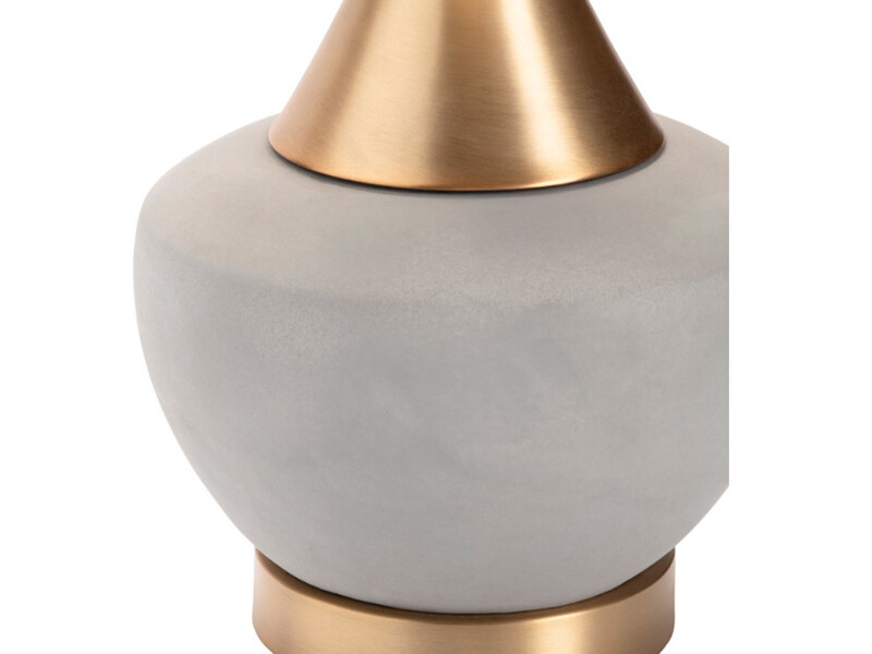 Gold Ceramic CC Bailey 
Table Lamp