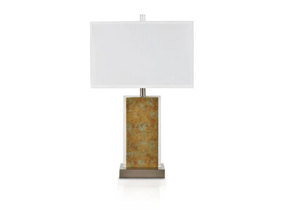 Gold Acrylic Metal Table Lamp
