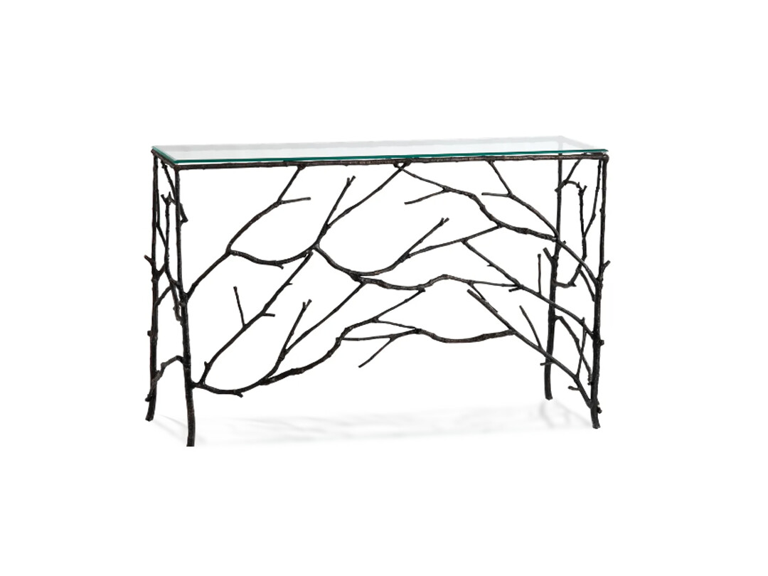 Twigs Cast Metal Console Table Twigs Cast Metal Console Table
