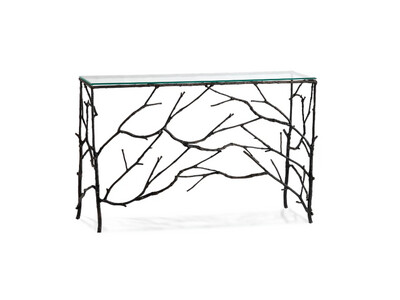 Twigs Cast Metal Console Table