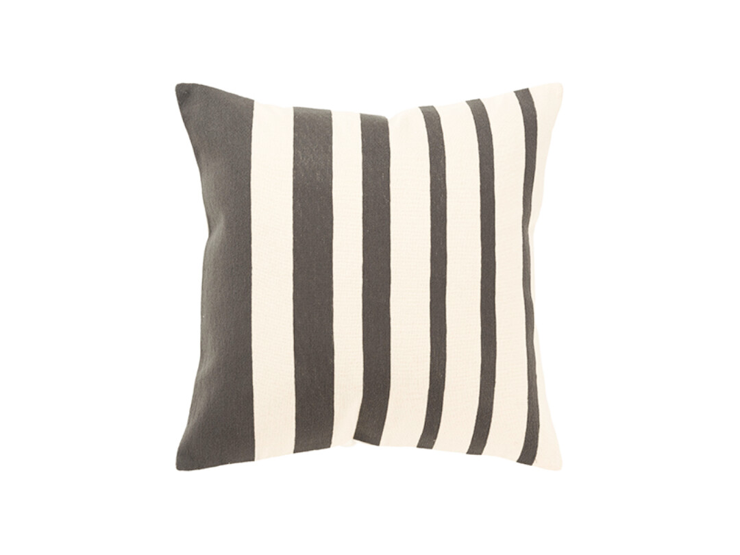 20" x 20" | Pillow Cover, Black, Off White