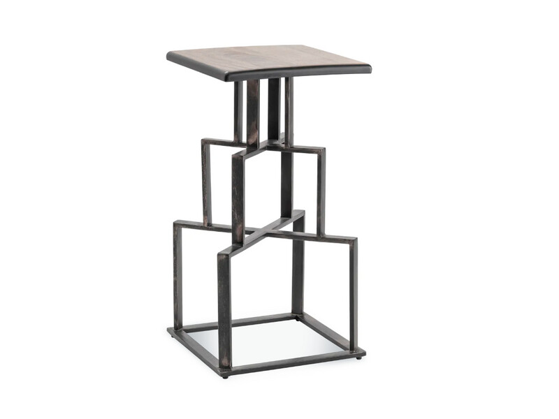 Brandon Wood, Metal Bar Stool