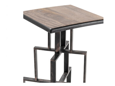 Brandon Wood, Metal Bar Stool
