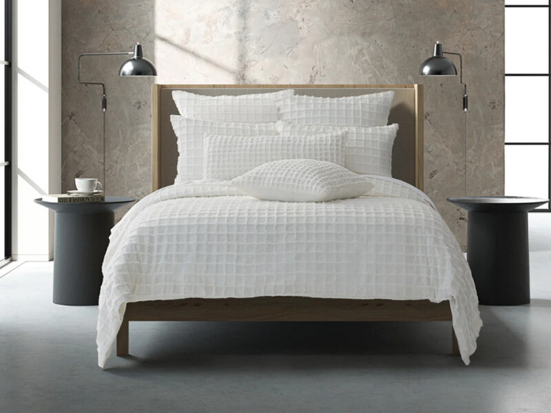 Cam Duvet Cover Set, Queen/King, White