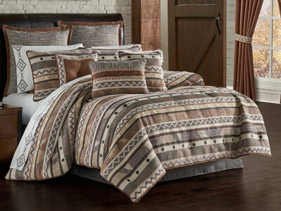 Wood Comforter Set, Queen/King, Earth, Linen
