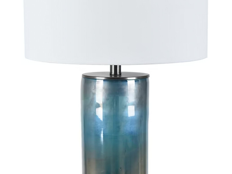 Ceramic Table Lamp, Blue