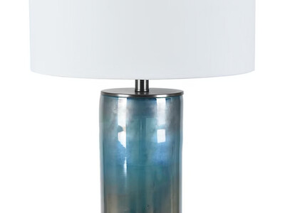 Ceramic Table Lamp, Blue