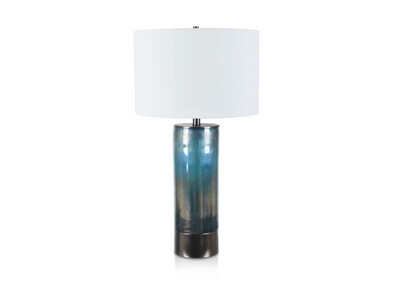 Ceramic Table Lamp, Blue
