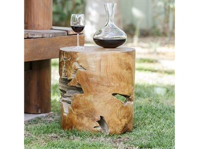Wood Teak Pedestal Table