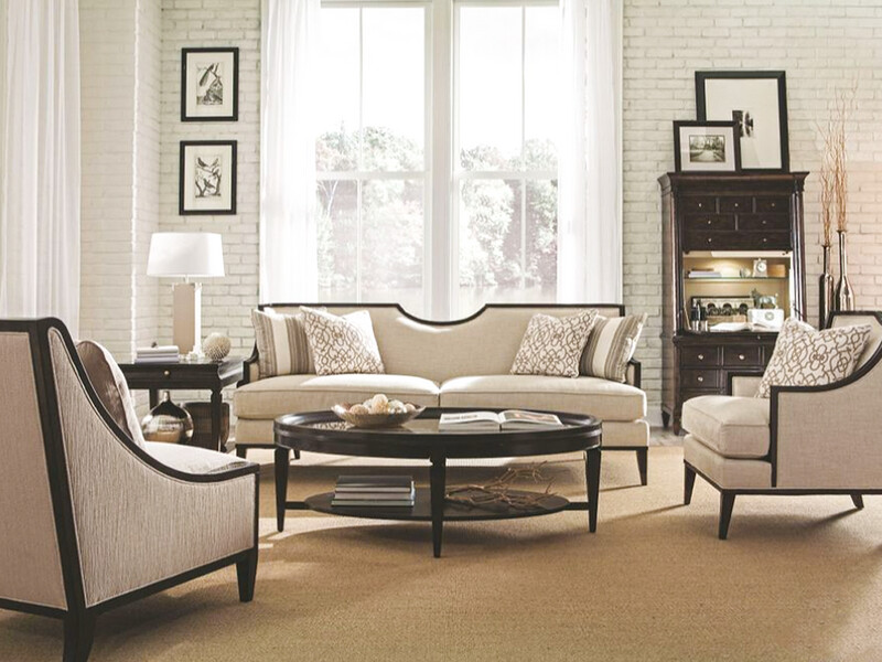 Classical Ivory Sofa, Beige