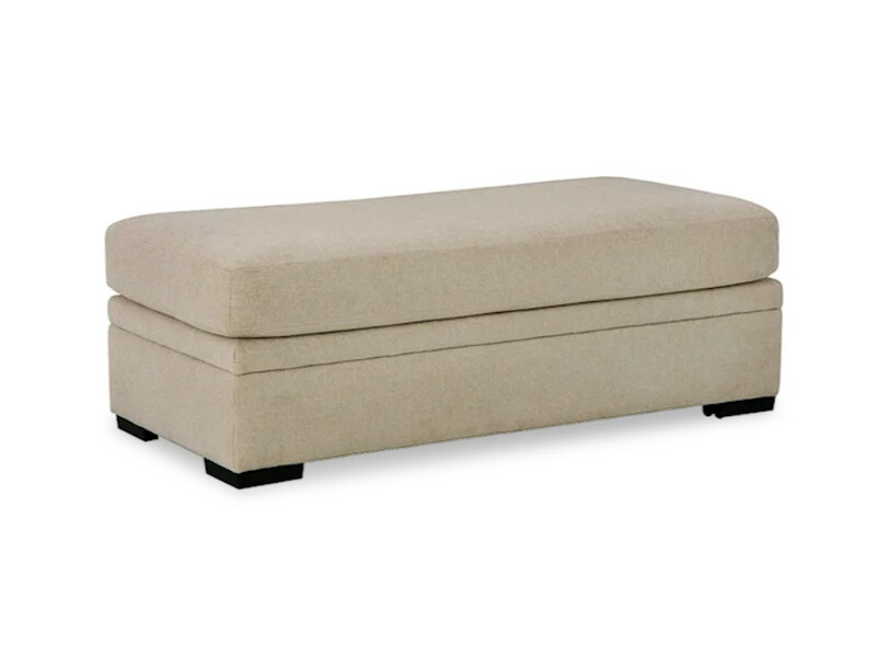 Storage Ottoman, Beige
