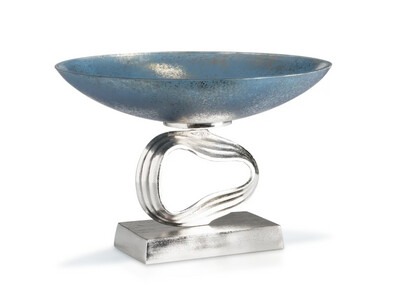 Exquisite Sculpture Bowl, Blue