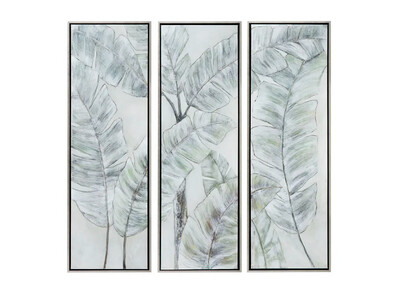 19.75 x 1.25 x 59 | 3/S Of Palms, Wood, Gallery Wrapped Canvas