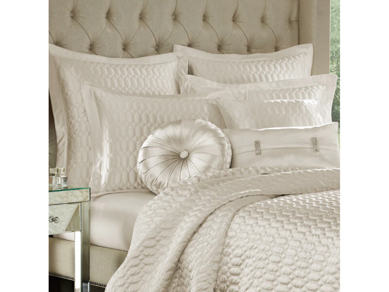 Natural Coverlet, Full/Queen, White