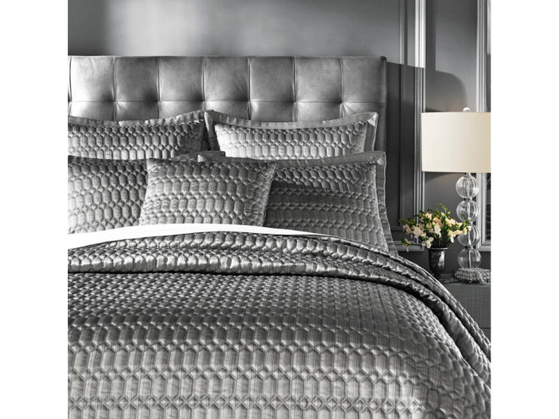 Diamond Quilt, King, Silver