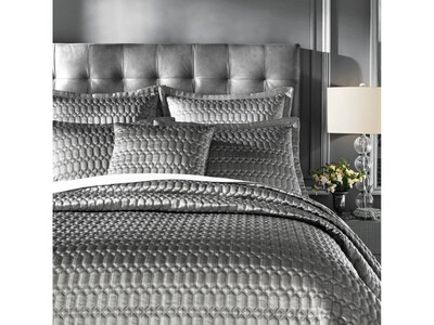 Diamond Quilt, King, Silver