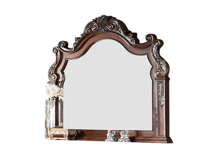 French 2-door, 8-drawer ,Victorian Dresser With Mirror, Wood