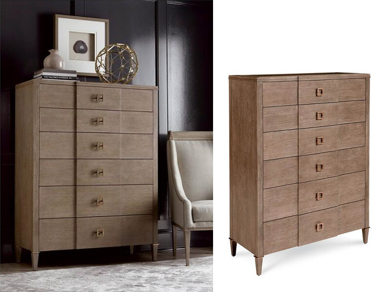 6-Drawer Modern Chest, Wood