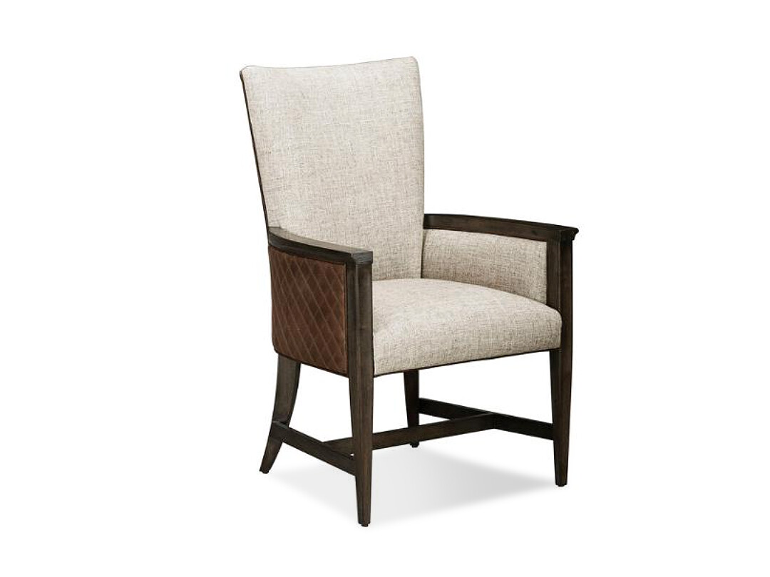 Upholstered Armchair, Off-White