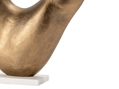 Freeform Gold Sculpture