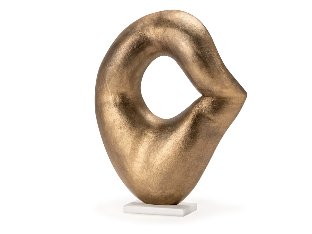 Freeform Gold Sculpture