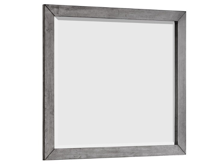 Mid-Century Square Minimalistic Mirror