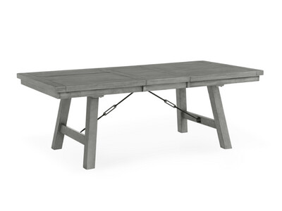 6 pc Landscape Dining Room Set, Grey Stained