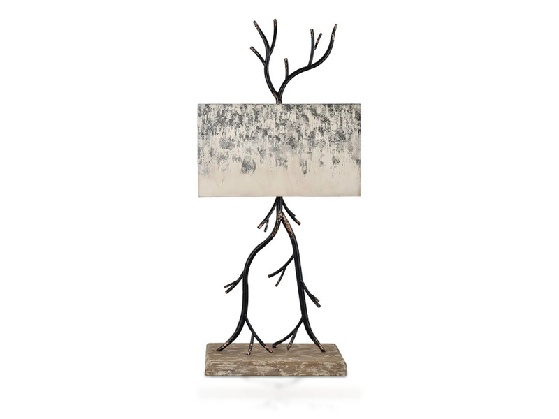 Organic Branches Table Lamp, Brown &amp; Black