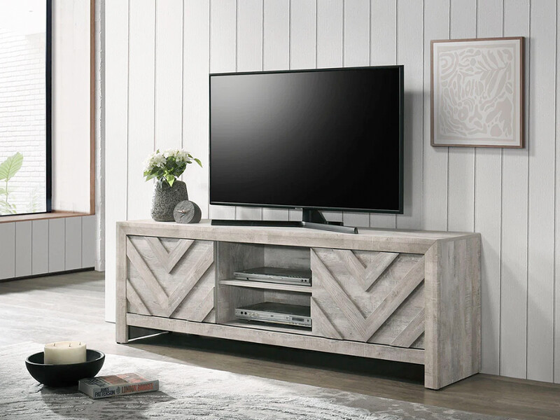 TV/Entertainment Stand, Antique White