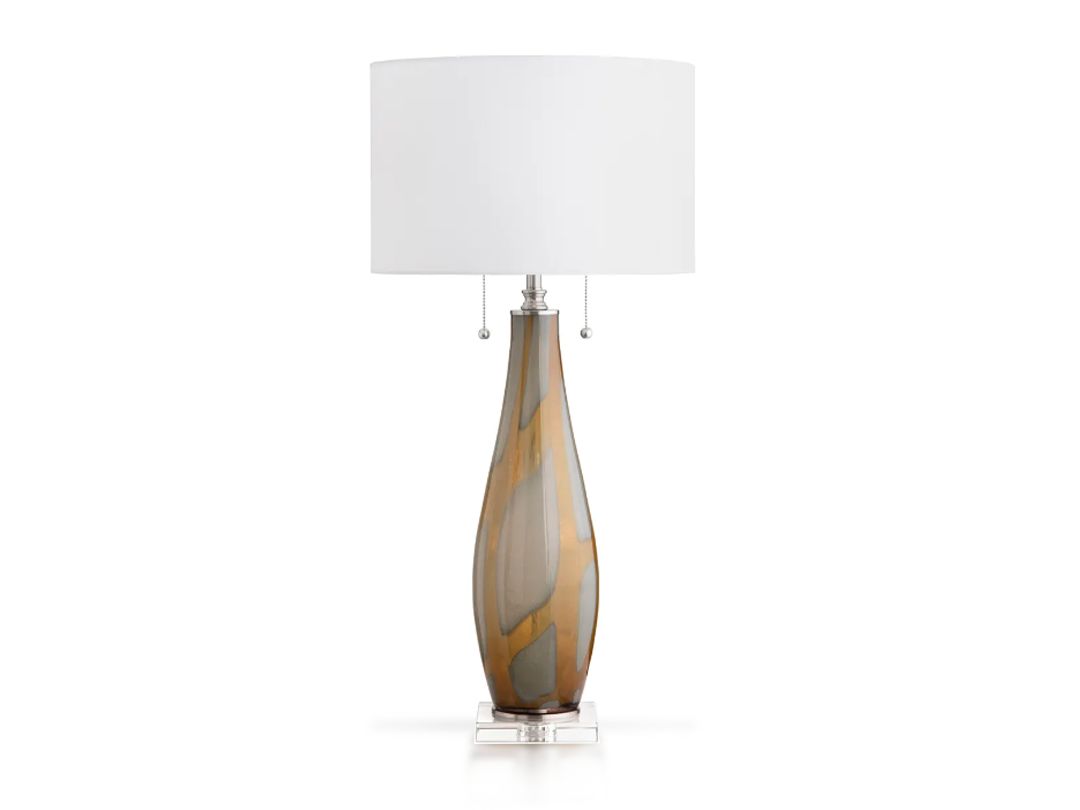Gold Glass Blown Table Lamp