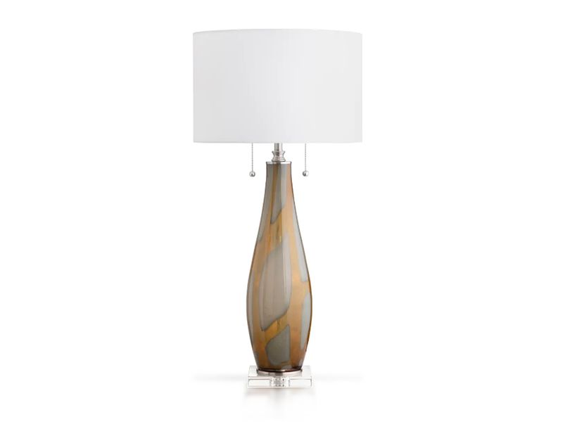 Gold Glass Blown Table Lamp