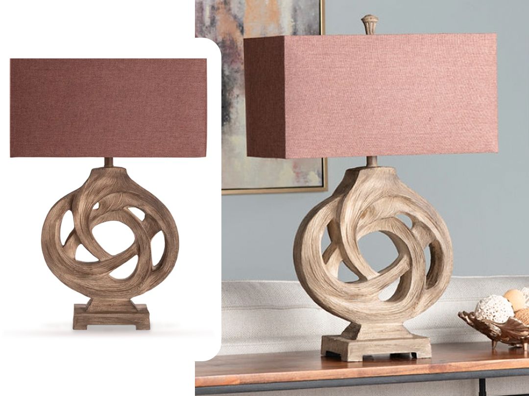 Branch Table Lamp, Brown